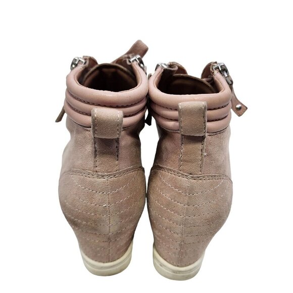 Linea Paolo Niya Hidden Wedge Sneaker Blush Pink Shoes Women's Size 7.5 - Picture 6 of 13